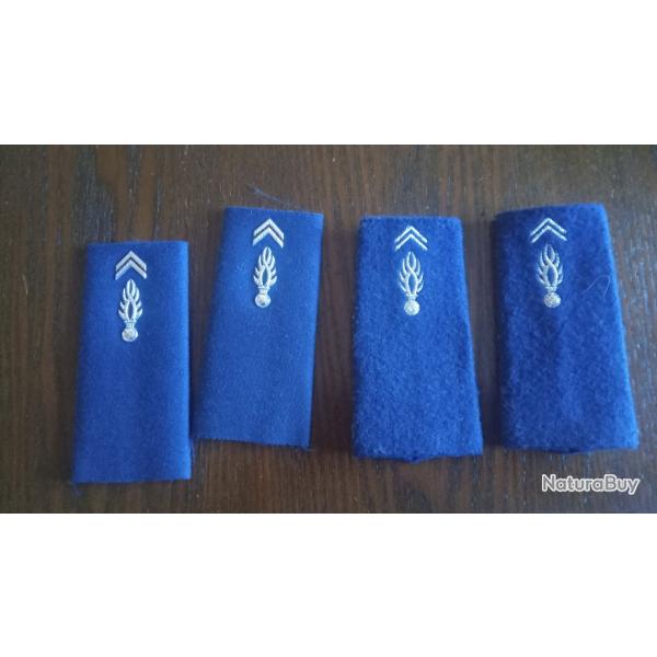 Lot de galons Gendarme adjoint volontaire