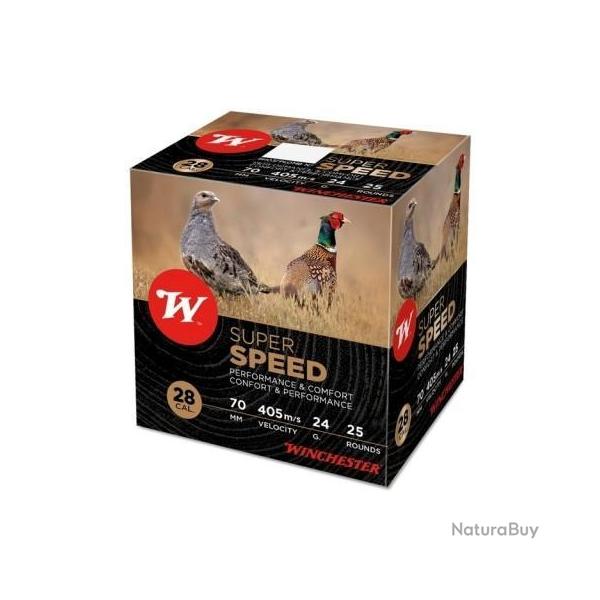 Munitions WINCHESTER super speed g�n�ration 2 cal.28/70 24g par 75