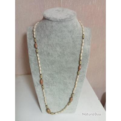 Collier Ancien En Métal Doré - Longueur 20 Cm Fermé - Bijou Vintage De Style Chaîne - Occasion