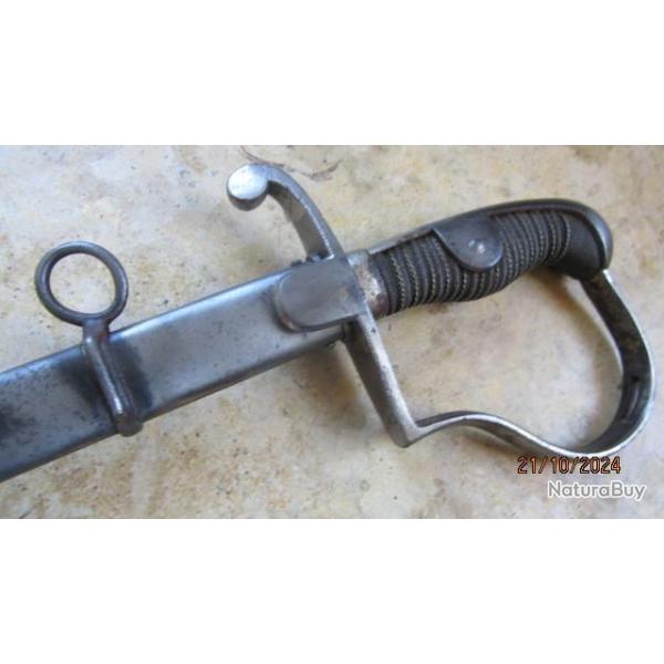 sabre officier Infanterie lame grav�e Prussien Allemand Allemagne Prusse ww1 premi�re guerre Bl�cher