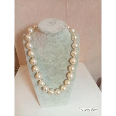 Collier Camouflage Perles Acryliques Grosses Perles - Neuf Avec étiquettes