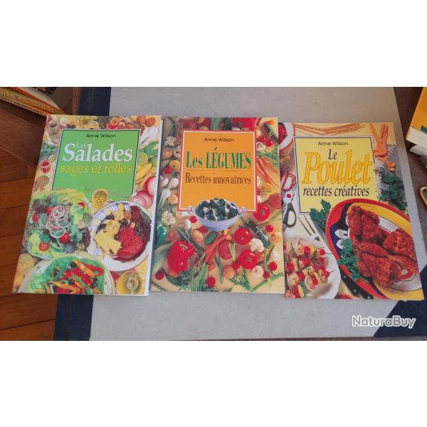 Anne Wilson - 3 livres de cuisine