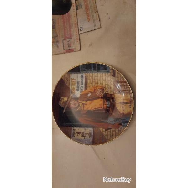 assiette de collection john wayne