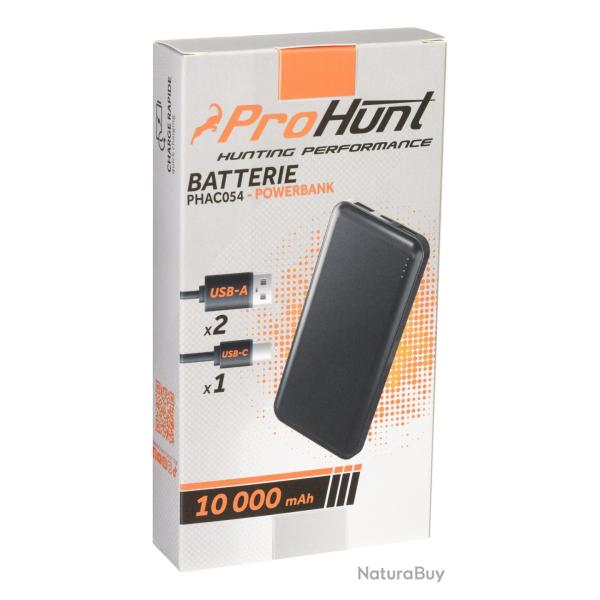 Batterie suppl�mentaire externe Powerbank ProHunt pour Gilet / Manchon chauffant