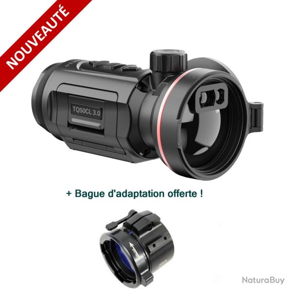 HIKMICRO THUNDER(CLIP-ON) TQ50CL 3.0 - Vision thermique avec t�l�m�tre + bague d'adaptation offerte!