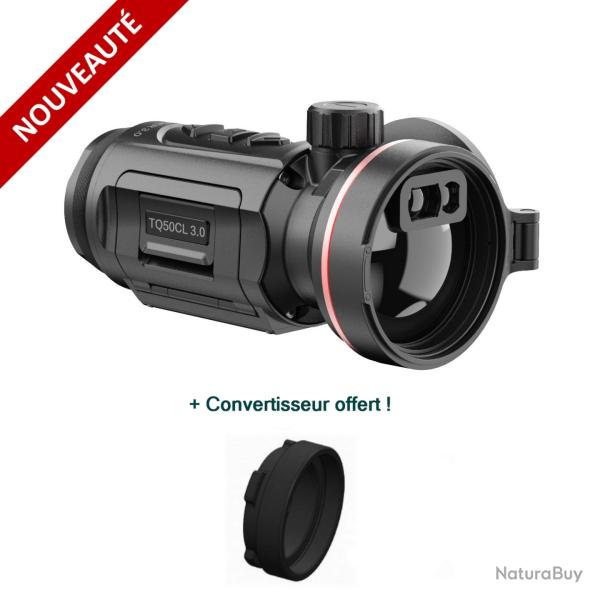 HIKMICRO THUNDER(CLIP-ON) TQ50CL 3.0 - Vision thermique avec t�l�m�tre + convertisseur offert !