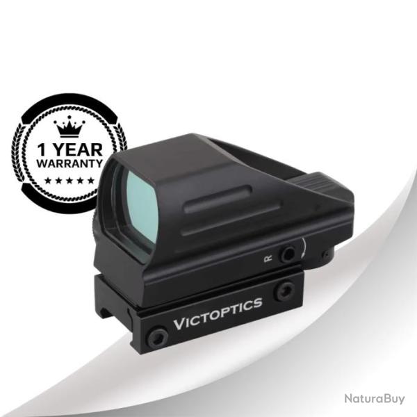 VISEUR POINT ROUGE 1x22x33 - RDSL03 VICTOPTICS REFLEX - 4 R�TICULES LUMINEUX - PROMO LIMIT�E