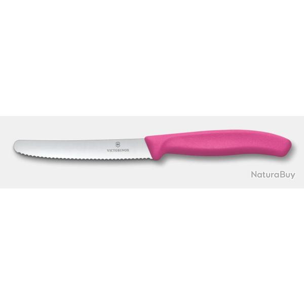 COUTEAU A TOMATE VICTORINOX Rose