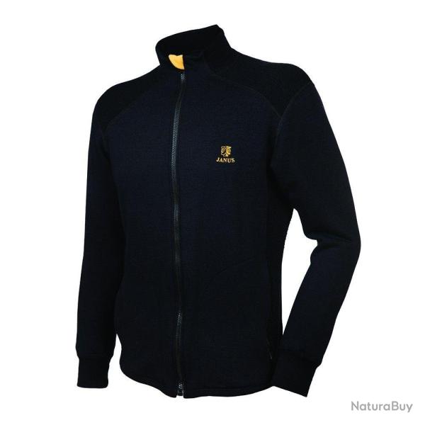 Veste sport jogging homme en laine m�rinos noir noir  XL (extra large)