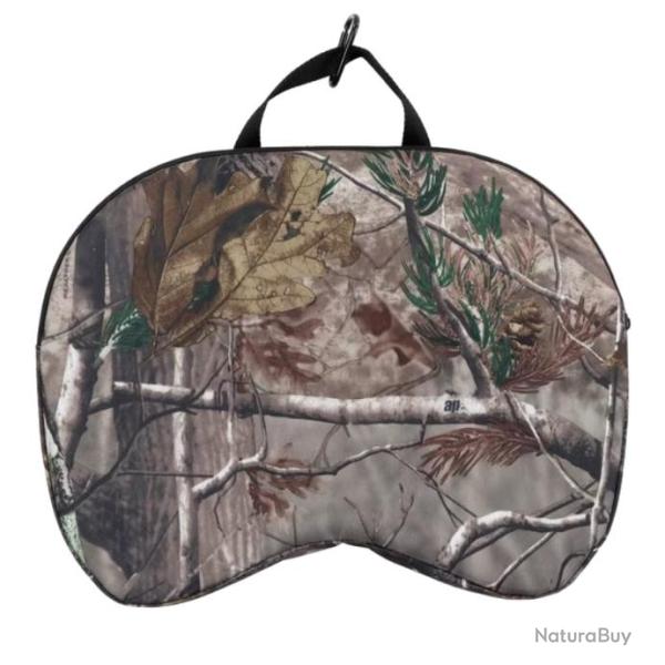 Coussin de Si�ge Camping Chasse Rembourr� en Mousse - Imperm�able, Portable avec Poign�e Gris