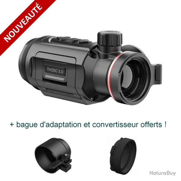HIKMICRO THUNDER (CLIP-ON) TH35C 3.0 - Module de vision thermique + Bague et convertisseur offerts !