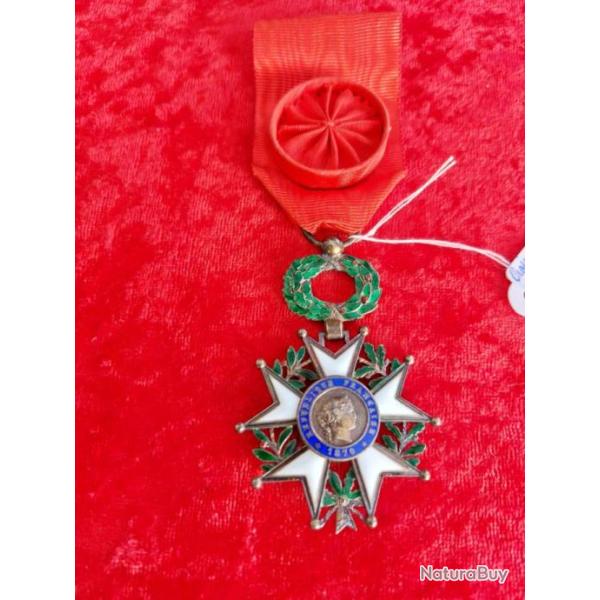 Croix d'officier de la l�gion d'honneur en argent III� r�publique WW2 3