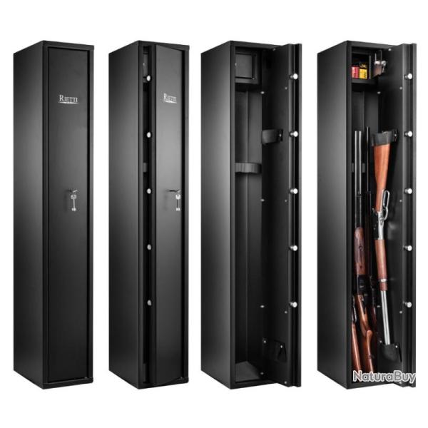 Coffre-fort Rietti 5 armes � serrure � clef - 150 cm - 2mm