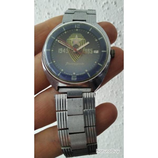 VOSTOK KOMANDIRSKIE ZAKAZ MONTRE M�CANIQUE COMM�MORATIVE 1945-1985 CALIBRE 2234 URSS CCCP