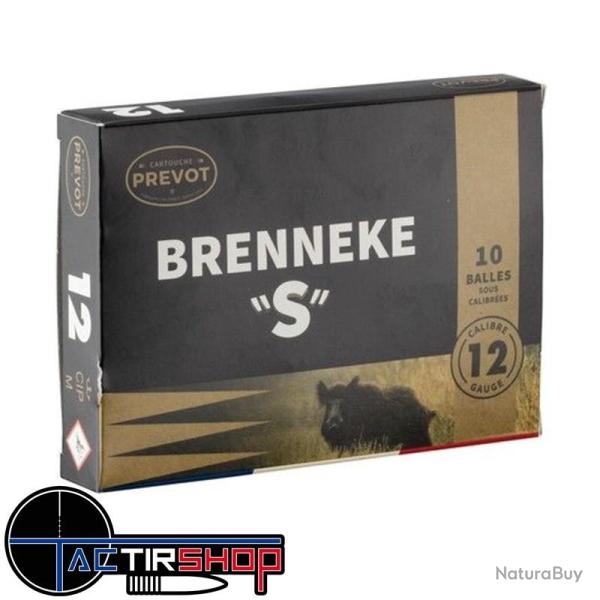 Balle PREVOT Brenneke 'S' 12/70 demi-blind�e - 24 g par 10