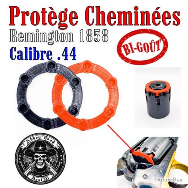 Protge chemines Remington 1858 calibre 44 pour tir  sec et entrainement - Deux couleurs - Bast3d