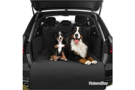 Focuspet Housse Protection Coffre pour Chiens, Imperméable et Antidérapant, 185 x 105 cm Convient à la Plupart des SUV et Fourgonnettes, avec Un Jouet Corde et Sac à Dos