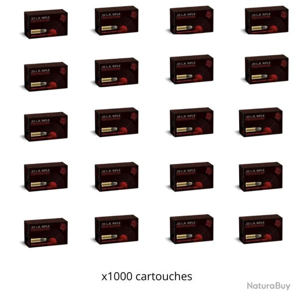 Munitions GECO cal.22lr rifle 40gr 2.6g par 1000