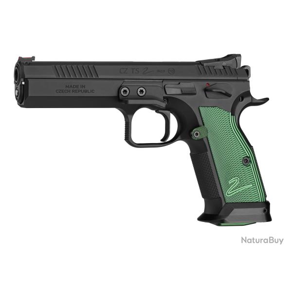 PISTOLET CZ TS 2 RACING GREEN 9X19