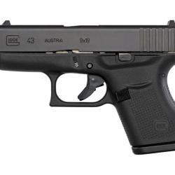 Pistolet Glock 43 - Cal. 9x19mm - Filet&eacute;