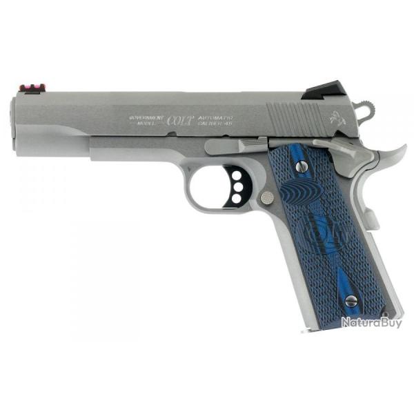 PISTOLET COLT GOVERNMENT COMPETITION 5�� INOX BROSSE 45ACP