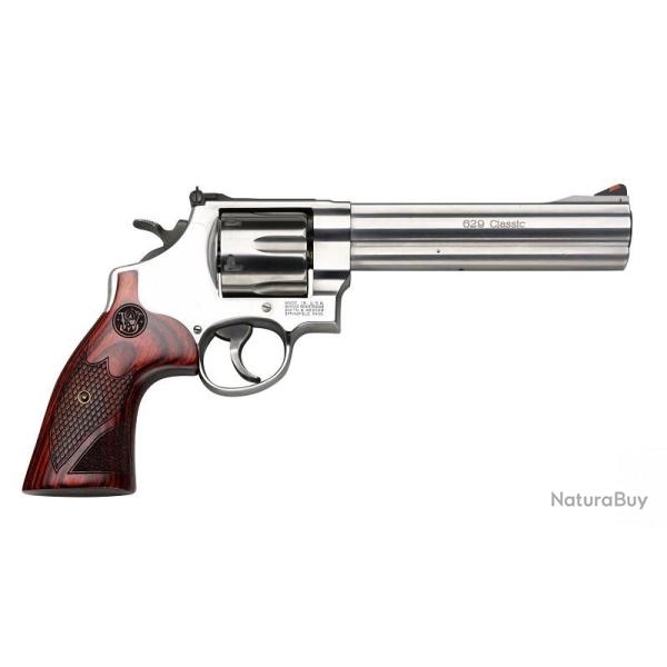 Revolver S&W 629 Deluxe Cal.44Mag Crosse Bois 6 Coups 6.5��