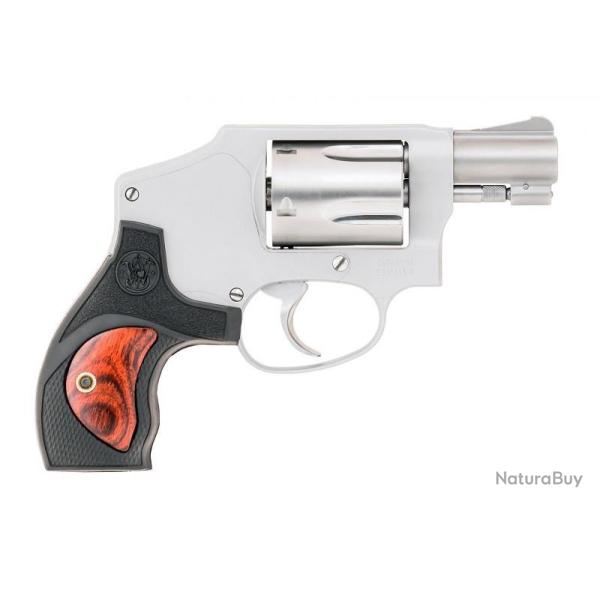 Revolver S&W 642 Pc Cal.38Sp Crosse Bois Inserts 5 Coups 1.88��