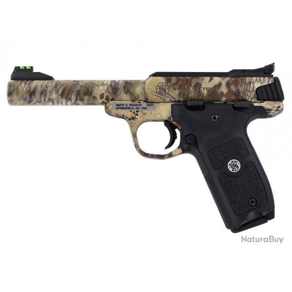 PISTOLET S&W 22 VICTORY CAMO KRYPTEK CAL.22LR 5,5�� 10+1 COUPS