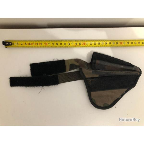 Holster ceinture arme de poing � scratch - Camo mod�le militaire