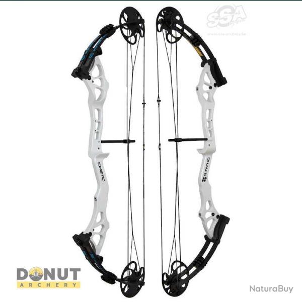 Arc � poulie Kinetic Static - Droitier / Blanc / 50-60 LIVRES | 18-32 Pouces