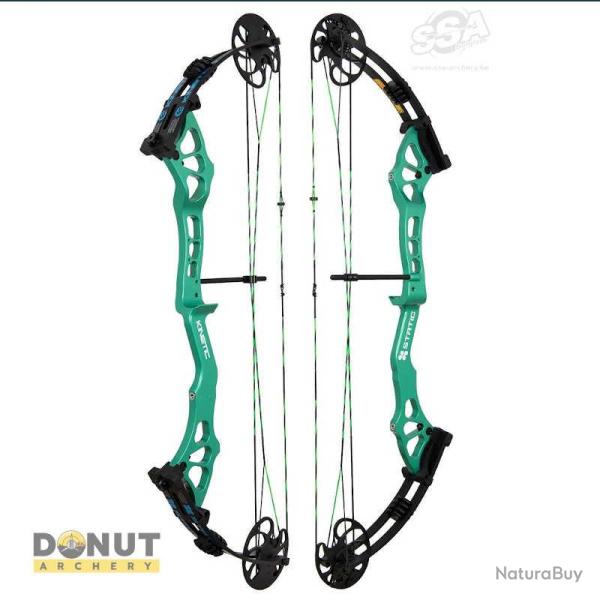 Arc � poulie Kinetic Static - Droitier / Vert / 50-60 LIVRES | 18-32 Pouces