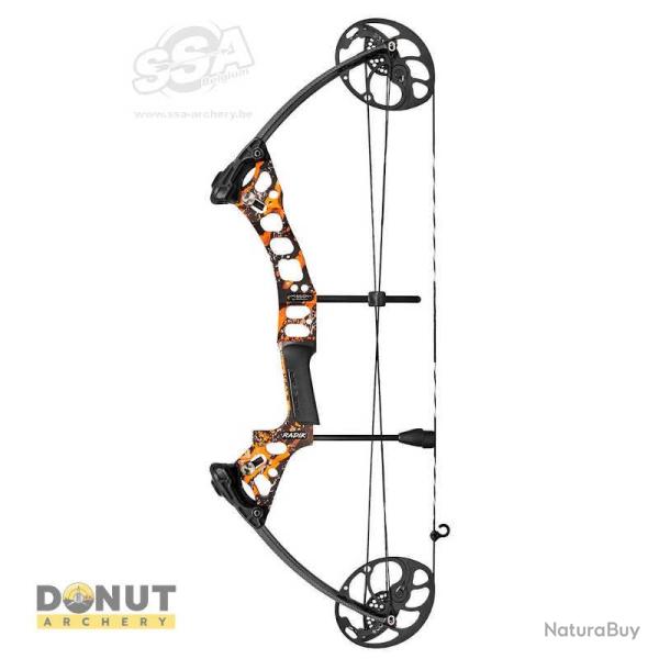 Arc � poulie Mission Radik - Gaucher / Orange / 17-28 Pouces | 60-70 Livres