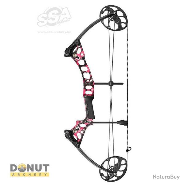 Arc � poulie Mission Radik - Gaucher / Rose / 17-28 Pouces | 25-55 Livres