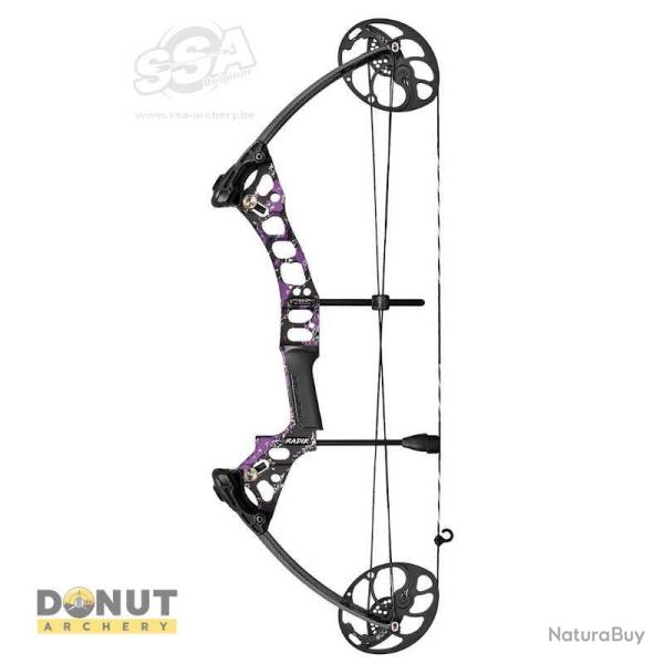 Arc � poulie Mission Radik - Gaucher / Violet / 17-28 Pouces | 25-55 Livres