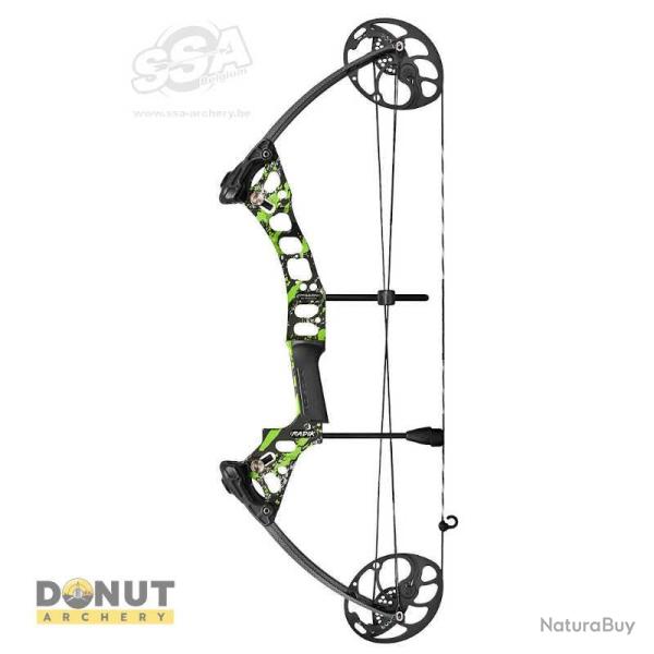 Arc � poulie Mission Radik - Droitier / Vert / 17-28 Pouces | 25-55 Livres