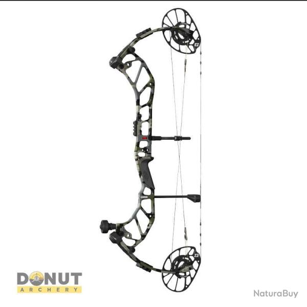 Arc  poulie PSE Fortis 30 S2 25-29 - Droitier / 80 Lbs / Kuiu Verde