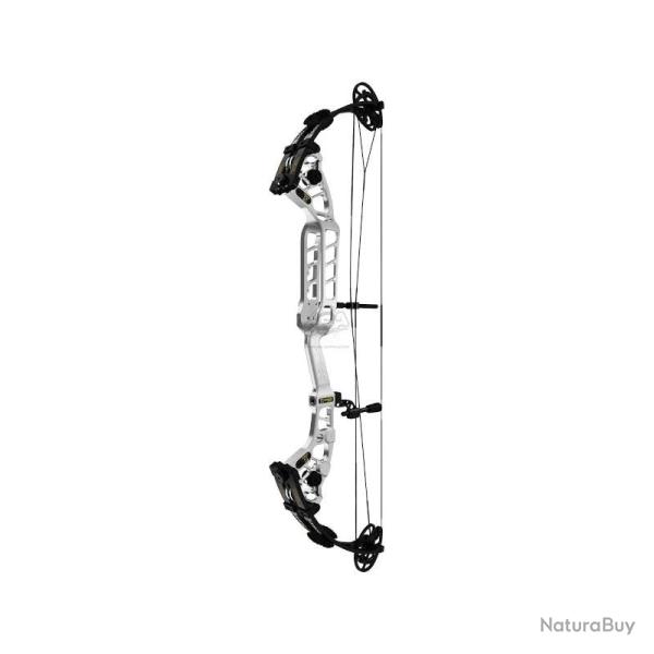 Arc  poulie Sanlida Hero 37 II - Droitier / Argent / 50-60 Livres