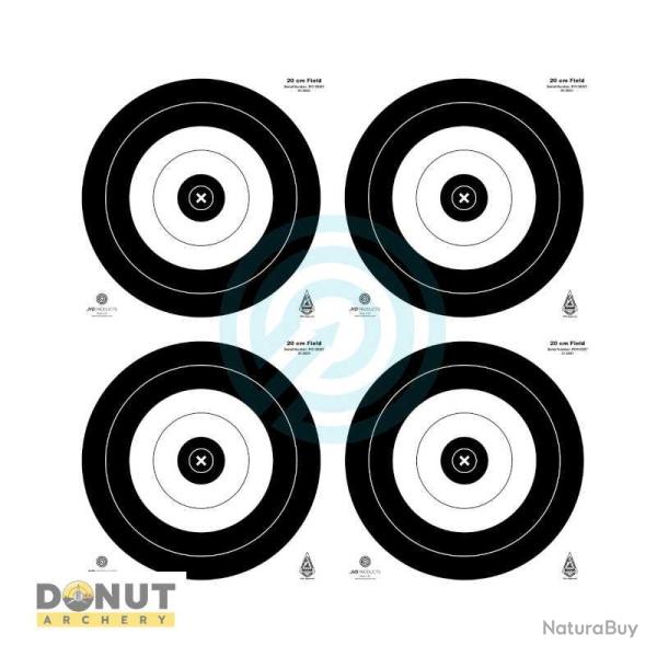 Blason tir  l'arc Ifaa JVD Field 4 X 20cm