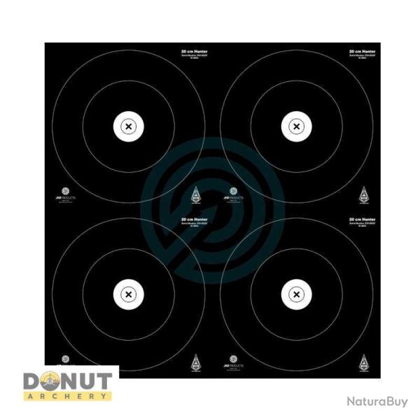 Blason tir  l'arc Ifaa JVD Hunter 4 X 20cm