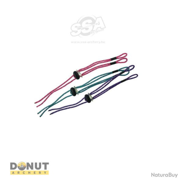 Dragonne De Doigts pour tir � l'arc Wns - Noir