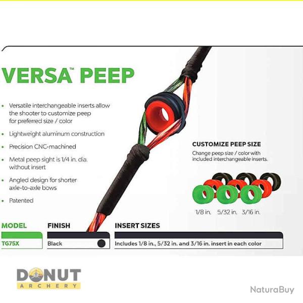 Kit Visette pour Arc Truglo Versa Peep