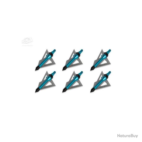 Lame Fixe Maximal Cutback Tri-Lames (Par 6) - 125 Grains