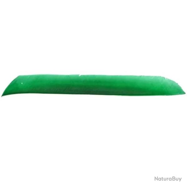 Plume de fl�che Naturelle Gateway Entiere - Gauche / 10 Pouces / Vert