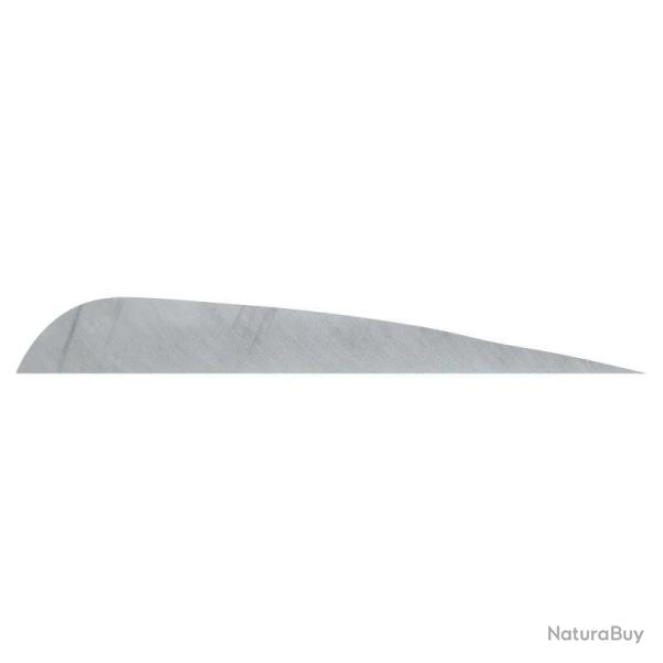 Plume de fl�che Naturelle Gateway Parabolique - 3 Pouces / Gris