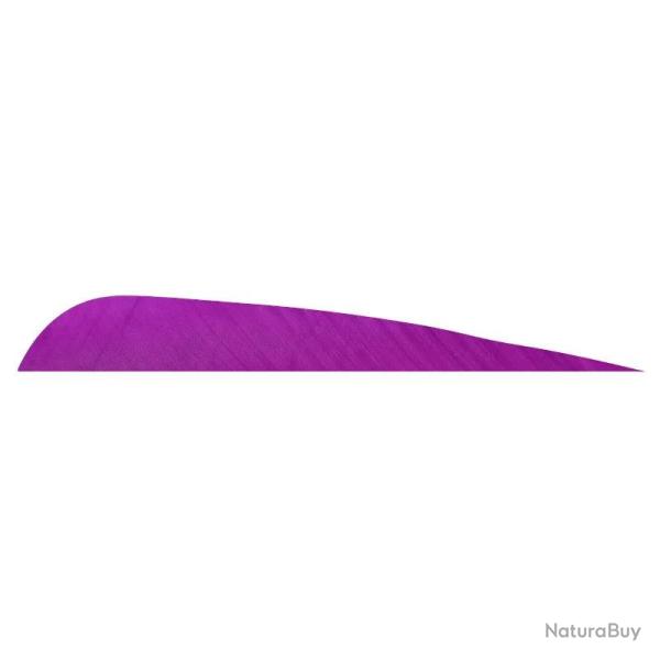 Plume de fl�che Naturelle Gateway Parabolique - 4 Pouces / Violet
