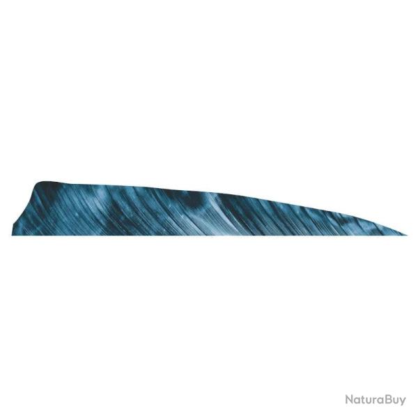 Plume de fl�che Naturelle Gateway Shield - 4 Pouces / Bleu Camo