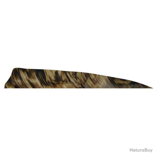 Plume de fl�che Naturelle Gateway Shield - 4 Pouces / Marron Camo