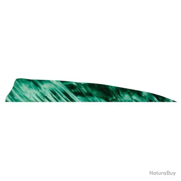 Plume de fl�che Naturelle Gateway Shield - 4 Pouces / Vert Camo