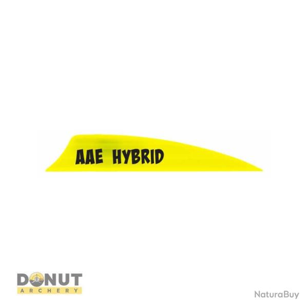 Plume Plastique AAE Hybrid 1.85 - Jaune Fluo