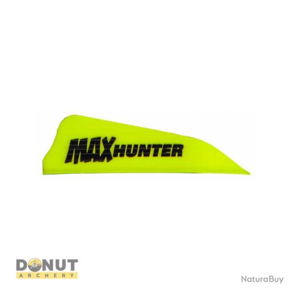 Plume de fl�che Plastique AAE MAX Hunter (par 100) - 2.1 Pouces / Jaune Fluo
